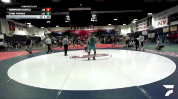 157 lbs Champ. Round 2 - Zane Aossey, Aliso Niguel vs Benjamin Lizaola, AB Miller