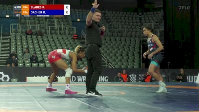 68 kg Round 2 - Kennedy Blades, USA vs Kendra Dacher, FRA