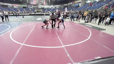 130 lbs Consi Of 16 #2 - Yanixan Padilla, Center Middle School vs Konner Spigner, Dove Creek Bulldogs