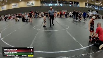 48 lbs Round 2 (6 Team) - Rex Fitzpatrick, Warhawks Wrestling vs Kolby Hartman, Mat Assassins Red