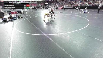 D1-126 lbs Cons. Semi - Evan Fahey, Oregon vs Deuce Sharp, West Allis Central