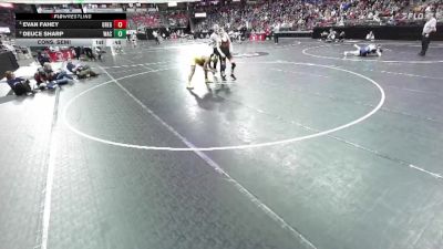 D1-126 lbs Cons. Semi - Evan Fahey, Oregon vs Deuce Sharp, West Allis Central