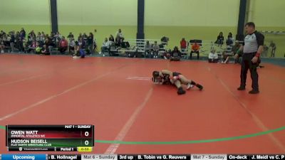 85 lbs 5th Place Match - Hudson Beisell, Flat Earth Wrestling Club vs Owen Watt, Immortal Athletics WC