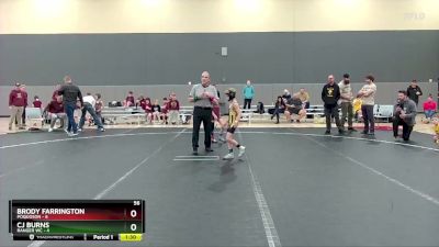 56 lbs Round 2 (6 Team) - Brody Farrington, Poquoson vs CJ Burns, Ranger WC