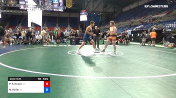 220 lbs Cons 16 #1 - Parker Schlater, Wyoming vs Nicholas Roller, Wisconsin