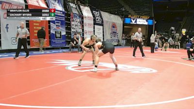 190 Class 2 lbs Cons. Round 2 - Braylon Ellis, Savannah vs Zachary Myers, Cassville