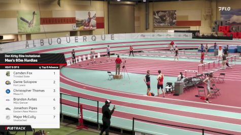 Men's 60m Hurdles, Prelims 6