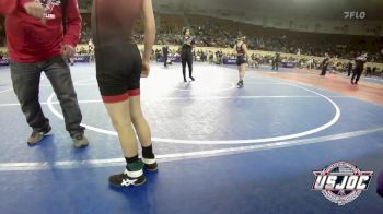 85 lbs Consi Of 8 #2 - Owen Sartain, Husky Wrestling Club vs Parker Oliver, Weatherford Youth Wrestling