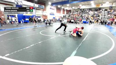 106 lbs Cons. Round 4 - Austin Urioste, Cleveland vs Daniel Barajas, Downey