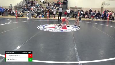 80 lbs Quarterfinal - Jaxx Dahlheimer, Scoring Edge vs Harper Ruch, New Ulm Area