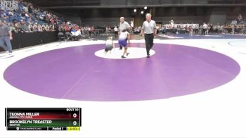 105 lbs Champ. Round 1 - Brookelyn Treaster, Newton vs Teonna Miller, Kansas City-Piper