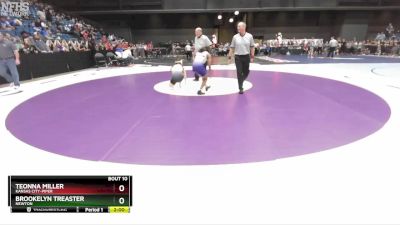 105 lbs Champ. Round 1 - Brookelyn Treaster, Newton vs Teonna Miller, Kansas City-Piper