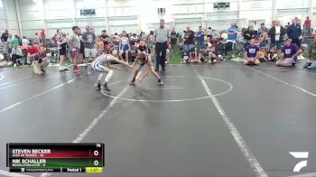 76 lbs Round 3 (8 Team) - Steven Becker, ACES Of Spades vs Nik Schaller, Revolution Elite