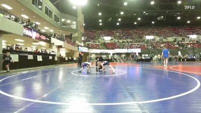 61 lbs Semifinal - Carter Enis, Thermopolis Wrestling Club vs Abel Lopez, Montana Disciples