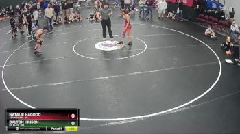 125 lbs Round 2 (4 Team) - Dalton Hinson, KC Elite vs Natalie Hagood, Team Tiger
