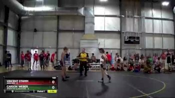 108 lbs Round 1 (6 Team) - Carson Weber, American Gladiators vs Vincent Stamm, ARES Red