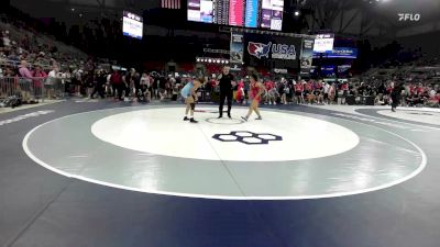 125 lbs Cons. Quarters - Shayna Ward, CA vs Kailey Benson, MO