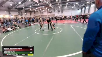 60 lbs Cons. Semi - Josiah Benjamin Pena, Steve Page Grappling vs Ezekiel Silva, Team Xtreme Wrestling