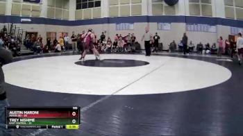 195 lbs Round 2 (4 Team) - Austin Maroni, Mater Dei vs Trey Nishime, East Central