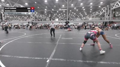 130 lbs Round 5 (6 Team) - Allie Carman, Venom Girls WC vs Gianna Jones, Kraken Dream Crushers