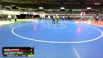 106 lbs Placement (16 Team) - Jackzel Quinones, Gloucester vs John Anthony Fenuto, West Deptford