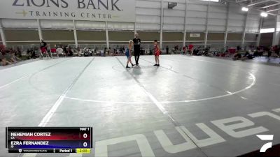 71 lbs 3rd Place Match - Nehemiah Cortez, CA vs Ezra Fernandez, ID