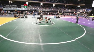 5A 120 lbs Cons. Semi - Payten Gutierrez, Melissa vs Matilda Villarreal, Brownsville Rivera