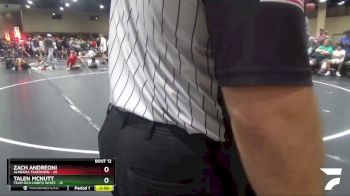 150 lbs Round 4 (6 Team) - Zach Andreoni, Alabama Takedown vs Talen McNutt, Team Rich Habits White