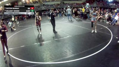 113 lbs Cons. Round 1 - Payton Murray, Nebraska Wrestling Academy vs Delaney Jensen, Grand Island Legacy Girls Wrestling Club