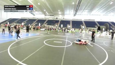 165 kg 3rd Place - Evan Paszek, Coronado vs Ibrahim Maali, Faito Wc
