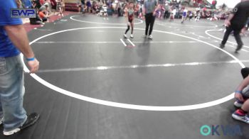 58 lbs Semifinal - Blaine Horton, Newkirk Takedown Club vs Paul Walker, Piedmont