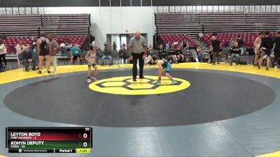 55 lbs Semis & 1st Wrestleback (8 Team) - Kohyn Deputy, POWA vs Leyton Boyd, Fort Hammers