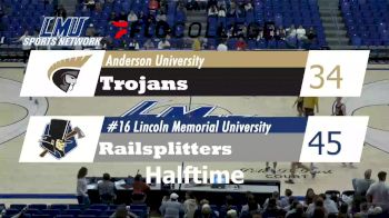 Replay: Anderson (SC) vs Lincoln Memorial | Dec 7 @ 4 PM