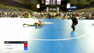 165 lbs Cons 64 #2 - Dayne Serio, IL vs Cooper Theriault-Dinielli, CT