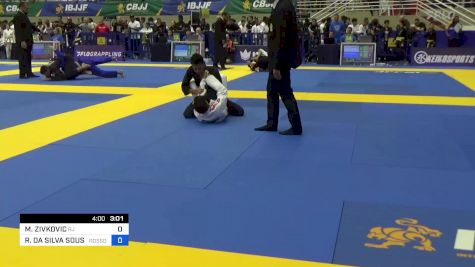 MATHEUS ZIVKOVIC vs RUAN DA SILVA SOUSA 2023 Brasileiro Jiu-Jitsu IBJJF