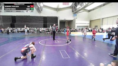 81 lbs Rr Rnd 5 - Dominic Paulsen, Kingsway K-6 vs Carter Meng, Williamstown Mighty Braves ES