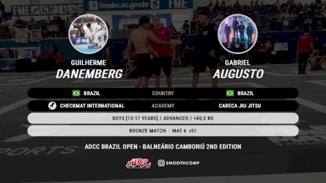 Gabriel Augusto vs Guilherme Danemberg 2024 ADCC Balneario Open