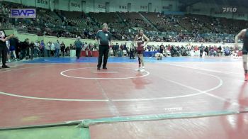 88 lbs Consi Of 8 #1 - Cruz Orr, Ardmore Junior High vs Hunter Caughlin, Cleveland Take Down Club