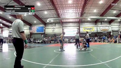 165 lbs Semifinal - Kaleb Lau, Spring Valley vs Anthony Uccelli, Mcqueen