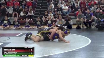 132 lbs Cons. Round 1 - Will Griswold, Center Point-Urbana vs Xavier Slifer, East Marshall/GMG