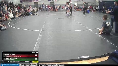 70 lbs Semifinal - Luke Nelson, Hard Rock Rams vs Ryan Fults, Eastside Youth Wrestling