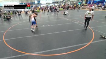 157 lbs Cons. Round 8 - Logan Curry, Unattached vs Collin Hamm, .