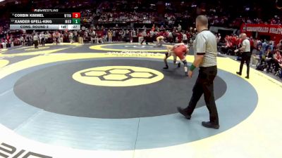 D3-120 lbs Cons. Round 2 - Xander Gfell-King, Mil. Edison vs Corbin Kimmel, Wayne Trace