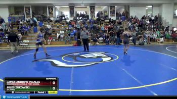 140 lbs Semifinal - James Andrew Ingalls, Montgomery Catholic Prep School vs Miles Zukowski, St James