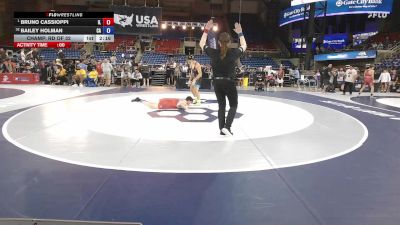 157 lbs Champ. Rd Of 32 - Bruno Cassioppi, IL vs Bailey Holman, CA