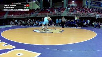 285 lbs Round 2 (4 Team) - Carter Coleman, Crismon High School vs Mason Hamby, Papillion-LaVista South