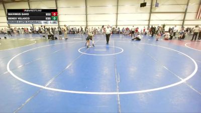 80 lbs Round 5 (4pm Saturday) - Benex Velasco, NCWAY National Team vs Maximus Sako, Westshore D.S.