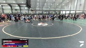 130 lbs Cons. Round 3 - Genesis Egli, WA vs Summer McKeen, OR