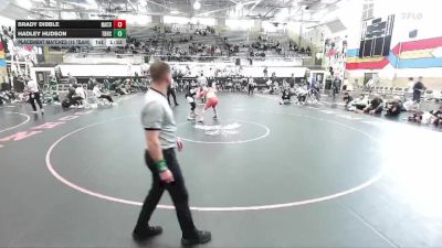 190 lbs Placement Matches (16 Team) - Hadley Hudson, Thunder Basin High School vs Brady Dibble, Natrona County