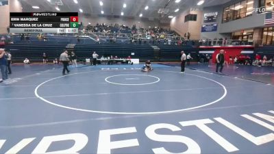 120 lbs Semifinal - Vanessa De La Cruz, CW College Park vs Erin Marquez, Princeton